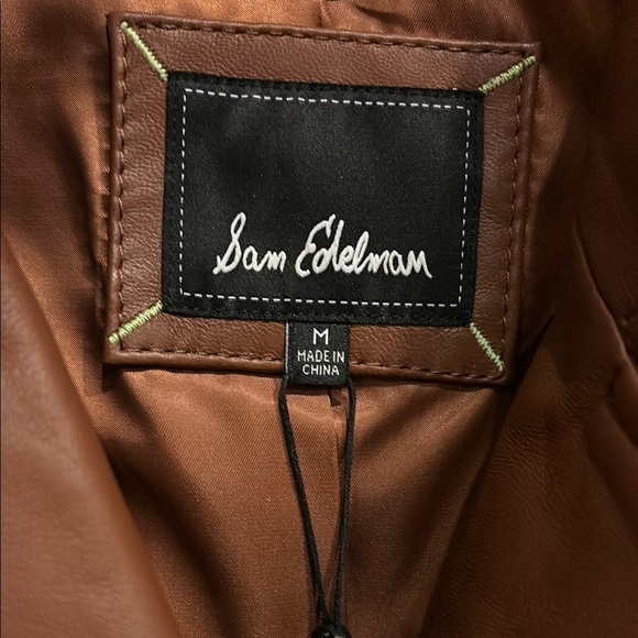 Sam Edelman Brown Leather Jacket - Picture 2 of 5